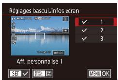 CANON X MARK II - Accédez à l'écran de réglage. - 1