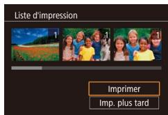CANON X MARK II - Impression des images ajoutées à la liste d'impression (DPOF) - 3