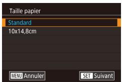CANON X MARK II - Choisissez [Infos papier]. - 1