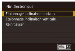CANON X MARK II - Étalonnage du niveau électronique - 1
