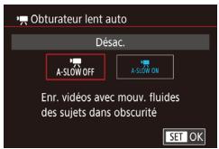 CANON X MARK II - Désactivation de Obturateur lent auto - 4