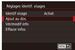 CANON X MARK II - Enregistrement des informations d'identification de visage - 2