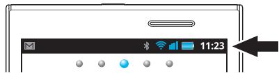 PANASONIC ELUGA - Status bar - 1