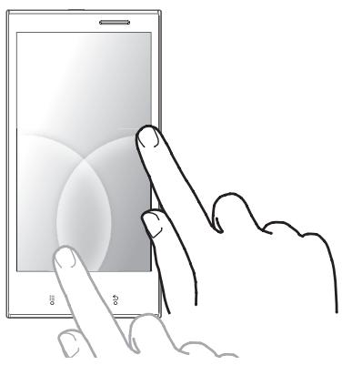 PANASONIC ELUGA - Unlocking the screen - 1