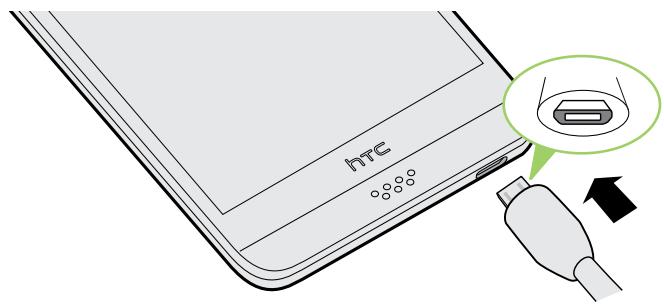 HTC DESIRE 530 - Charger la batterie - 2