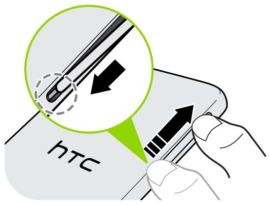 HTC DESIRE 530 - Insérer une carte nano SIM - 3