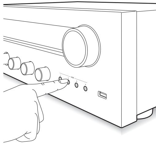 ONKYO TX8130 SILVER - Lecture par simple contact avec la touche BGM - 1