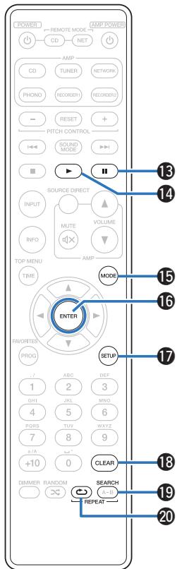 MARANTZ 5005  -  CD5005 - ■ Fonctionnement du lecteur audio réseau - 1