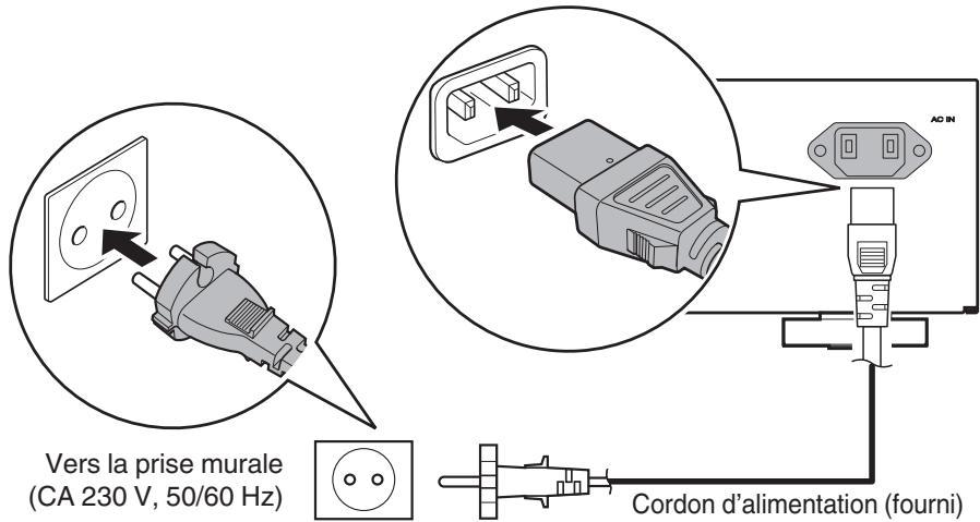 MARANTZ 5005  -  CD5005 - Connexion du cordon d'alimentation - 1