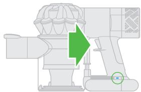 DYSON V6 MATTRESS - DIAGNOSTIK - BATTERI - 1