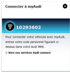 AUDI Q2 - Connexion du véhicule à myAudi - 1