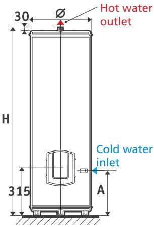 ATLANTIC CHAUFFEO - I.1 Vertical wall-mounted water heater (VW) - 3