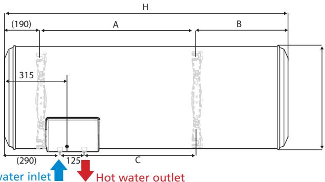 ATLANTIC CHAUFFEO - I.1 Vertical wall-mounted water heater (VW) - 5