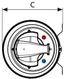 ATLANTIC CHAUFFEO - I.4 Horizontal water heater (HW) side connection - 1