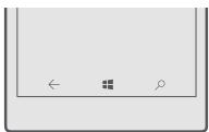 MICROSOFT LUMIA 650 - Back, start, and search keys - 1