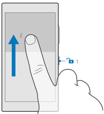 MICROSOFT LUMIA 650 - Unlock the keys and screen - 1