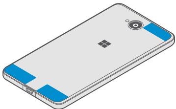 MICROSOFT LUMIA 650 - Antenna locations - 1