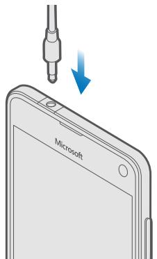 MICROSOFT LUMIA 650 - Connect the headset - 1