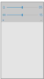 MICROSOFT LUMIA 650 - Change the volume for media and apps - 2
