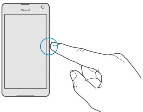 MICROSOFT LUMIA 650 - Turn the phone on - 1