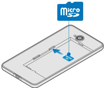 MICROSOFT LUMIA 650 - Insert the SIM and memory card - 4