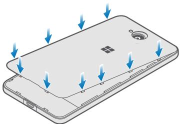 MICROSOFT LUMIA 650 - Remove the SIM and memory card - 6