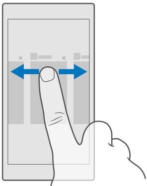MICROSOFT LUMIA 650 - View, switch between, and close open apps - 1