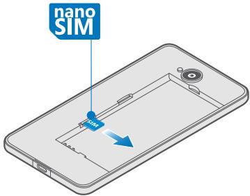 MICROSOFT LUMIA 650 - Remove the SIM and memory card - 3