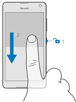 MICROSOFT LUMIA 650 - Turn the phone off - 1
