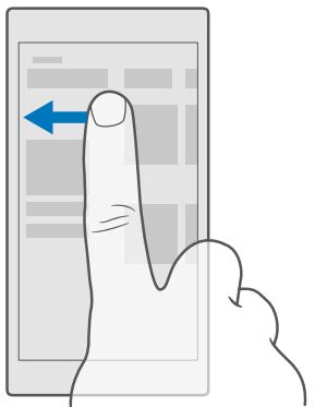 MICROSOFT LUMIA 650 - Navigate inside an app - 1