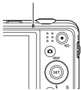 CASIO EXILIM EX ZS 150 - Fonctionnement du témoin arrière - 1