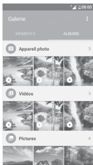 ALCATEL PIXI 4 - Visionner une photo ou dire une vidéo - 1