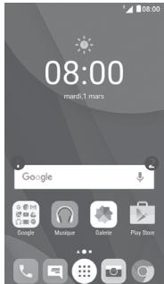 ALCATEL PIXI 4 - Barre de recherche - 1