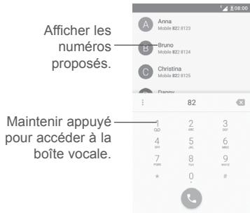 ALCATEL PIXI 4 - Passer un appel - 2