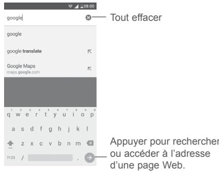 ALCATEL PIXI 4 - Accéder à une page web - 1