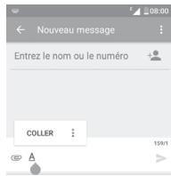 ALCATEL PIXI 4 - Vous pouvez également insérer un nouveau texte - 1
