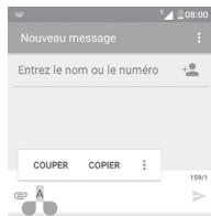 ALCATEL PIXI 4 - Modifier le texte - 2