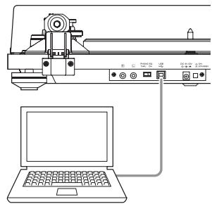 TEAC TN100 - Utilice el cable USB para conectar el ordenador y esta unidad. - 1