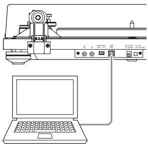 TEAC TN100 - Use the USB cable to connect the computer and this unit. - 1