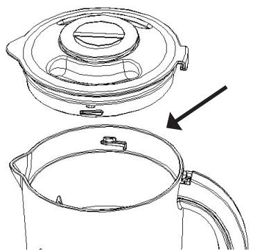 LISTO BM L4R - ATTENTION ! Assurez-vous que les ingredients à placer dans le bol sont à température ambiente. En cas de température trop élevé, le bol risquerait d'être endommaged et vous risqueriez de vous blesser. - 1