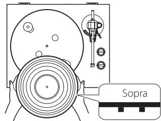 TEAC TN-200 - TN200 - Posizionare il tappetino di gomma. - 1