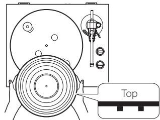 TEAC TN-200 - TN200 - Place the rubber mat. - 1