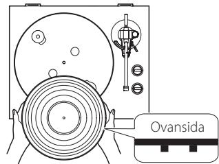 TEAC TN-200 - TN200 - Placera gummimattan. - 1