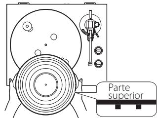 TEAC TN-200 - TN200 - Coloque la alfombrilla de goma. - 1