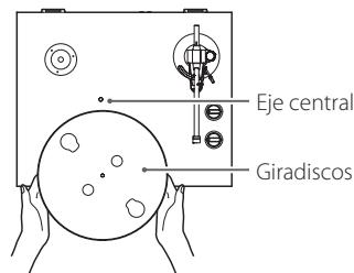 TEAC TN-200 - TN200 - Instale el plato giradiscos. - 1