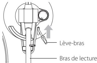 TEAC TN-200 - TN200 - Soulevez le lève-bras. - 1