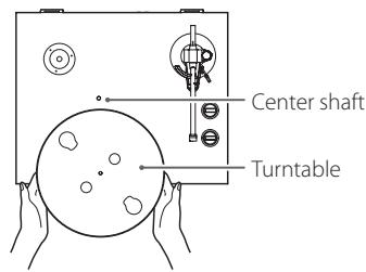 TEAC TN-200 - TN200 - Install the turntable. - 1