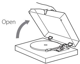TEAC TN-200 - TN200 - Removing the turntable cover - 1