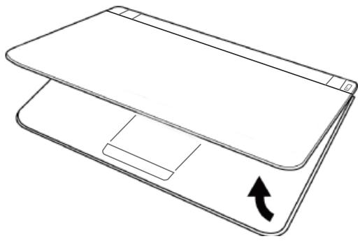 GIGABYTE Q2006 - Opening the Display Panel - 1