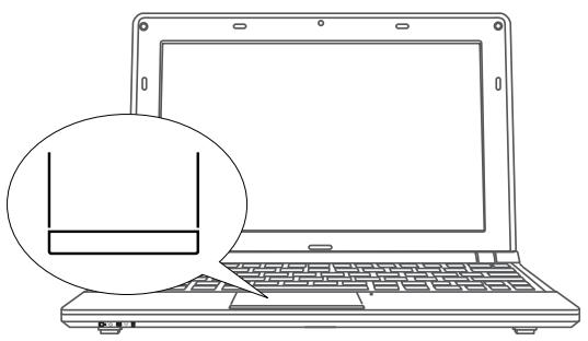 GIGABYTE Q2006 - Using the Touchpad - 1